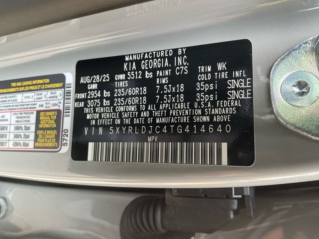 2026 Kia Sorento S