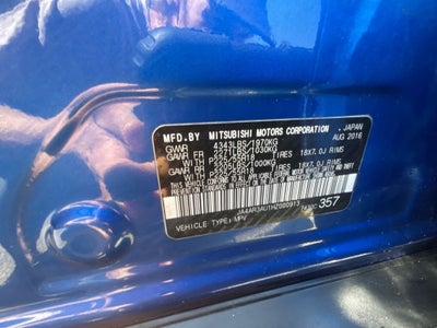 2017 Mitsubishi Outlander Sport 2.0 ES