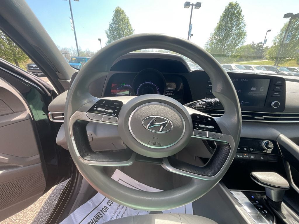 2023 Hyundai Elantra Hybrid Blue