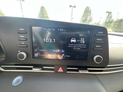 2023 Hyundai Elantra Hybrid Blue
