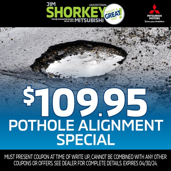 $109.95 Pothole Alignment Special